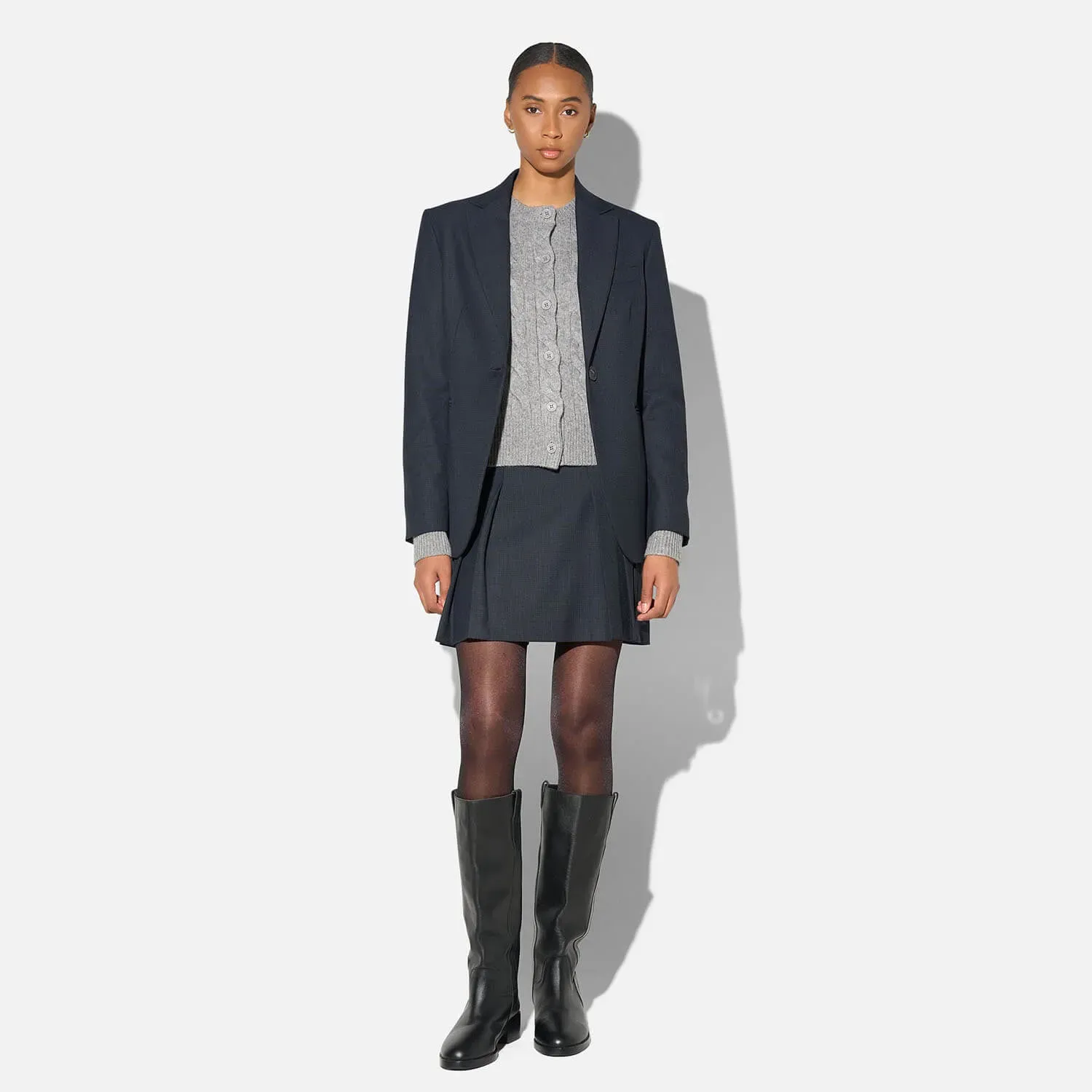 Blazer Dames Blauw Ruit Jeremy