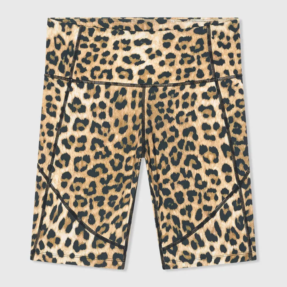 Korte Legging Shorts Sport Cole Panterprint