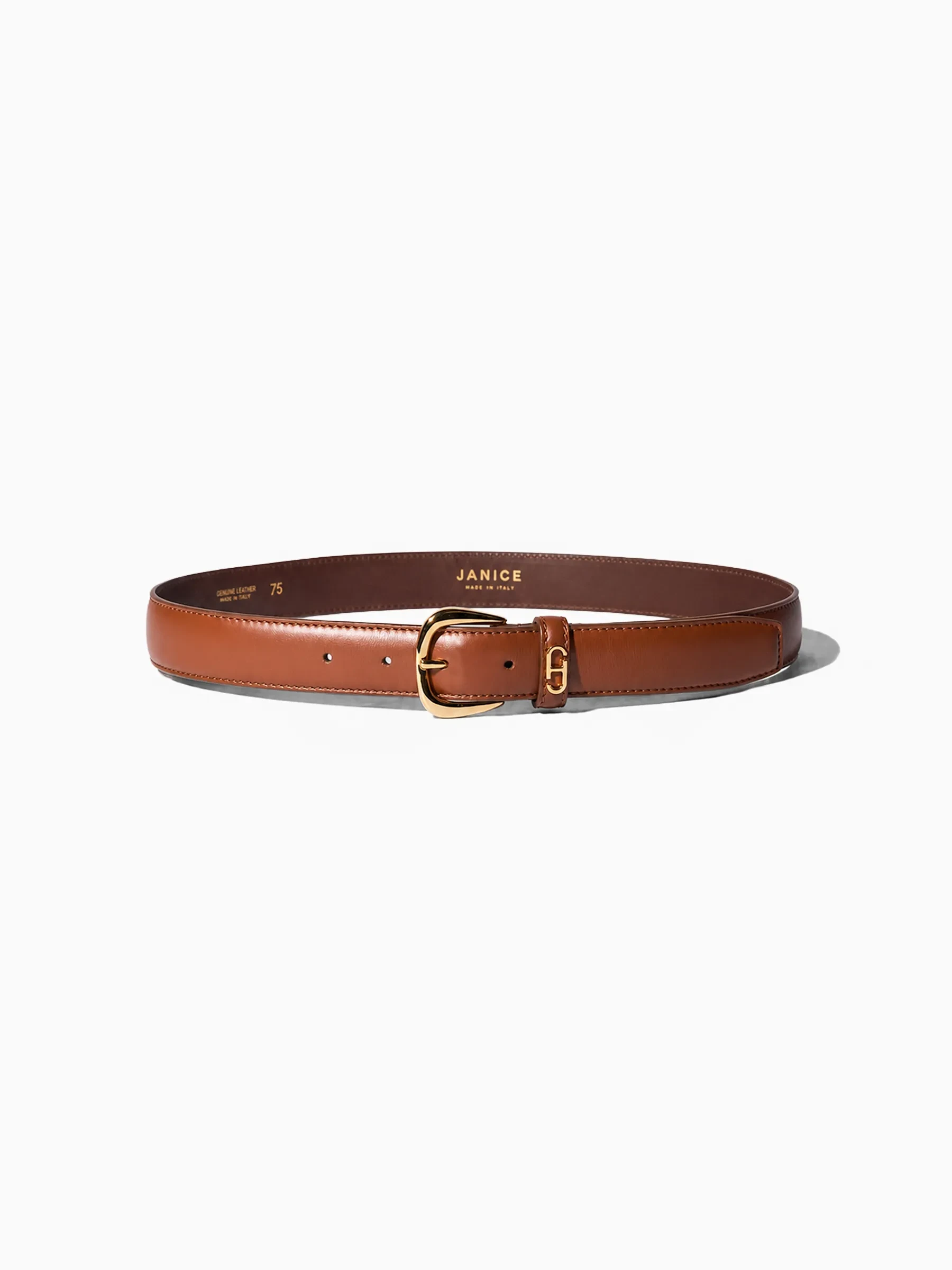 Riem Leer Dames Tabacco Malone Goud
