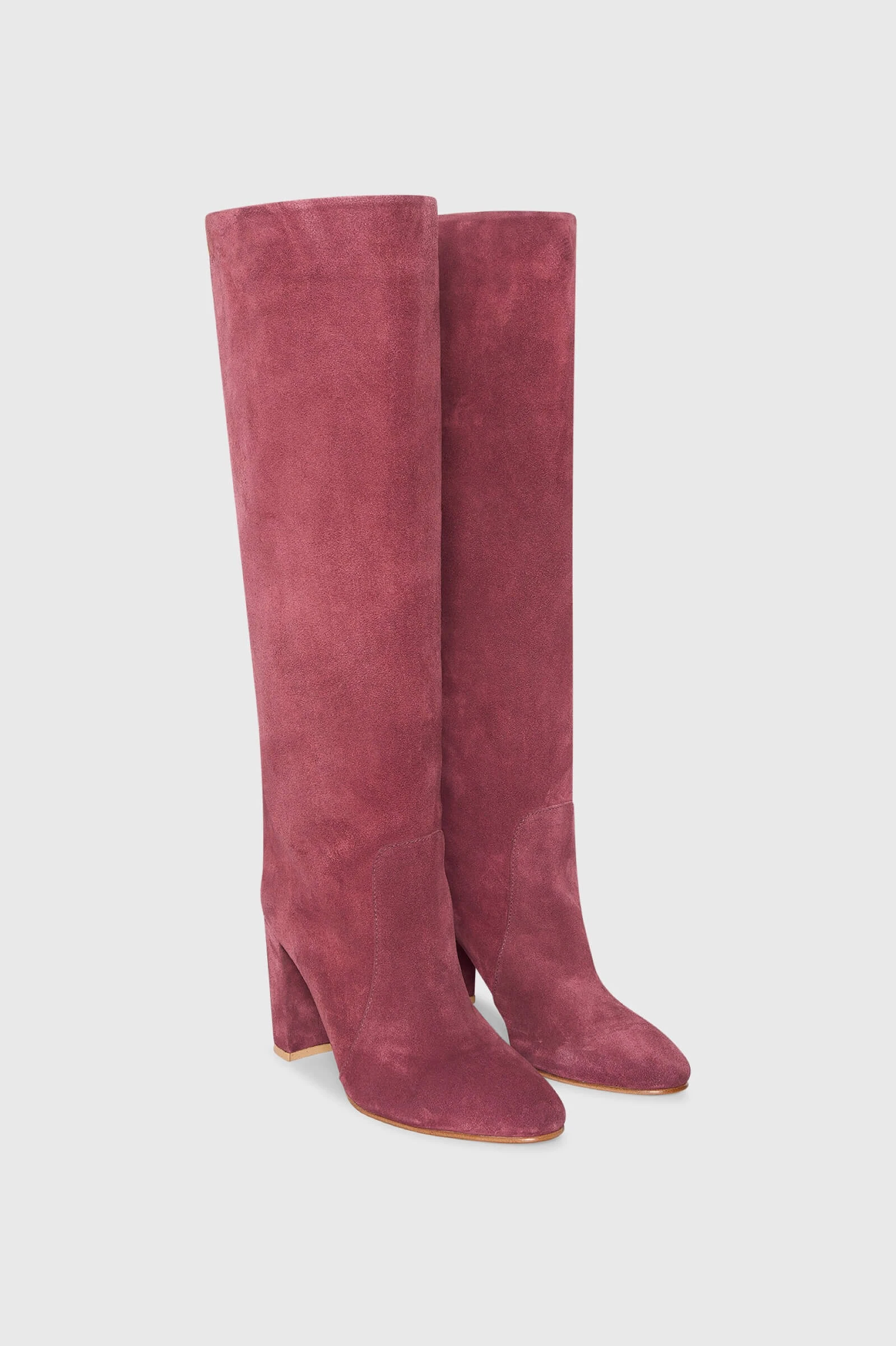 Roman Burgundy Suede